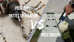 Pose collée ou avec pattes de fixation, comment poser mes couvertines ?