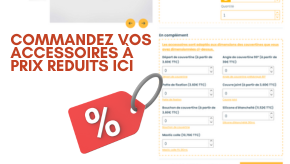 Commandez vos accessoires à prix réduits !
